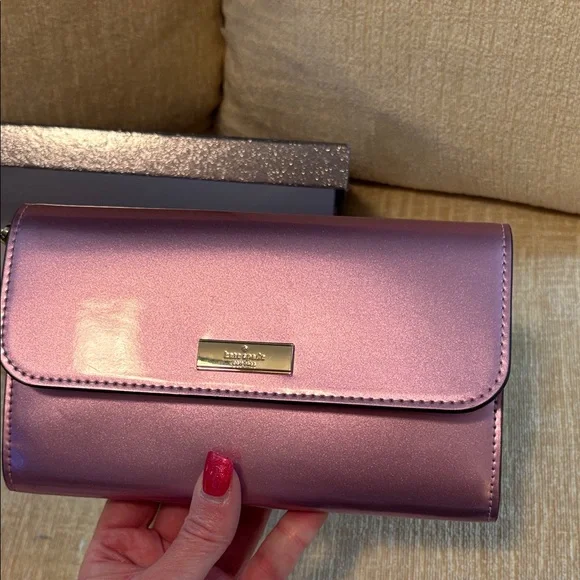 Kate Spade Shimmering Lavender Clutch - Picture 16 of 16